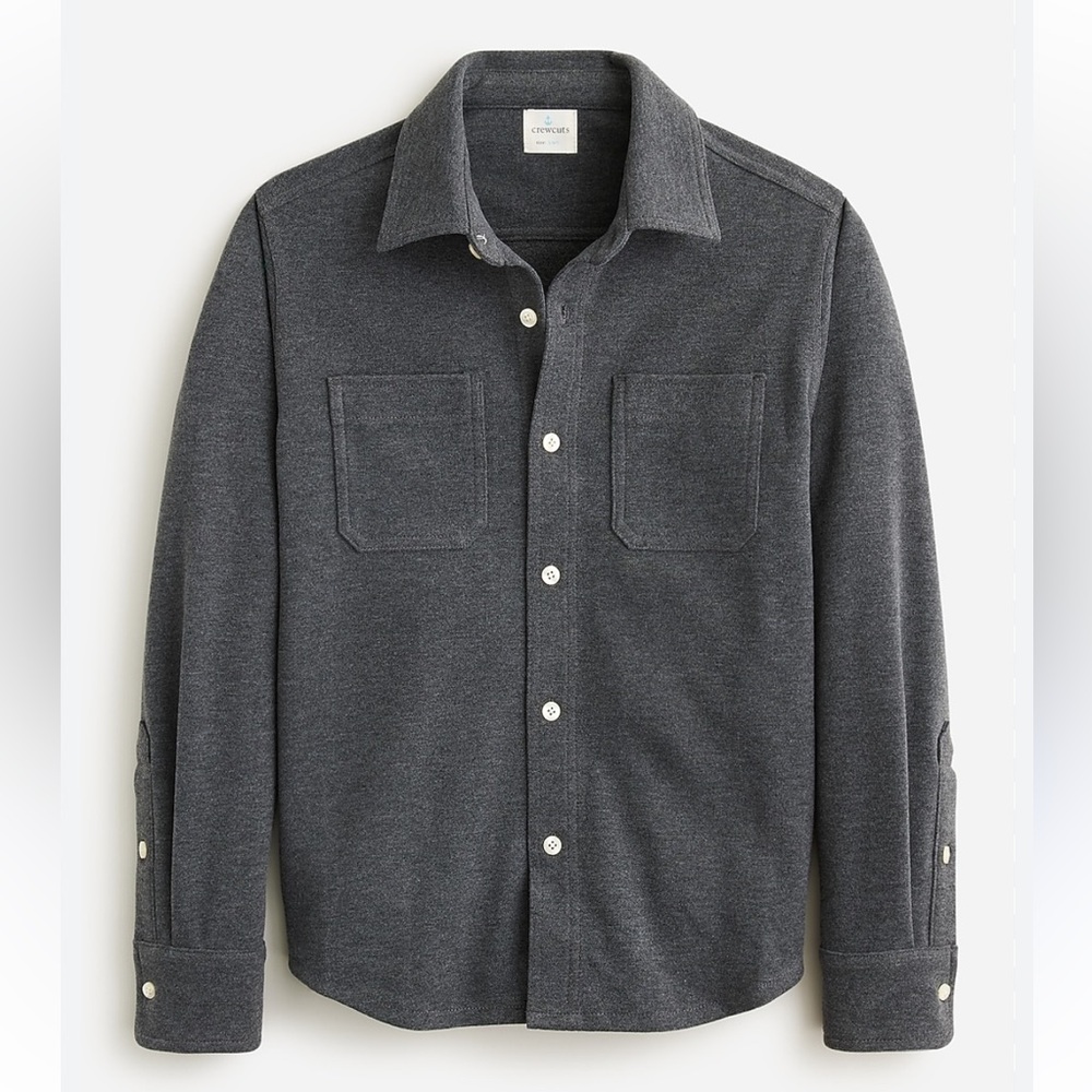 J Crew Crewcuts Seaboard Long Sleeve Soft-Knit Shirt Boys Sz 8 w MEASUREMENTS! - Picture 1 of 13